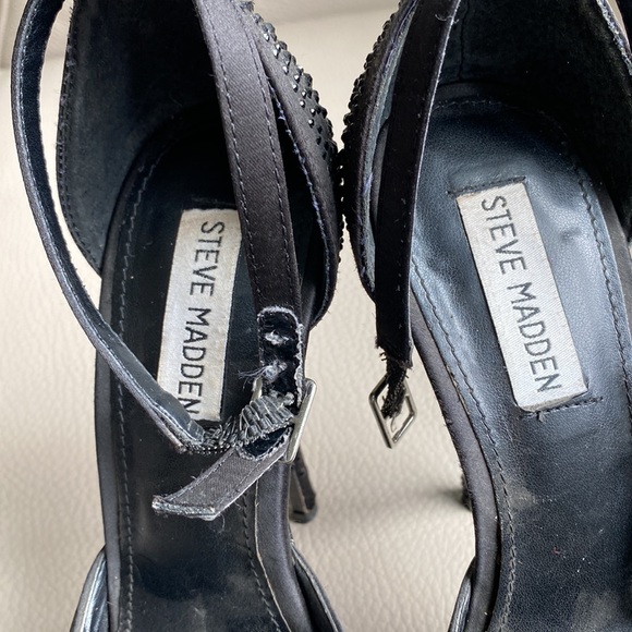 Steve Madden Hadley-R Satiny Beaded 5” Heels - Picture 4 of 14